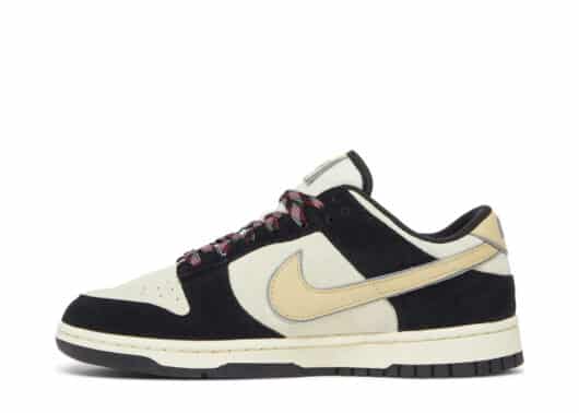 Nike Dunk Low LX Black Suede Team Gold (W)