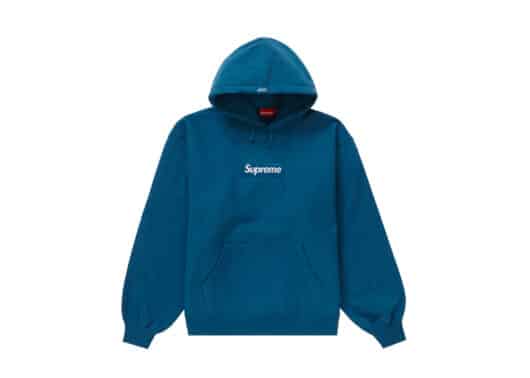 Supreme Box Logo Hooded Sweatshirt (FW23) Blue