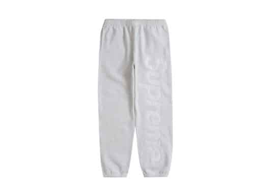 Supreme Satin Appliqué Sweatpant (FW23) Ash Grey