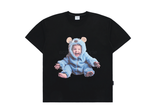 ADLV Baby Face Monster Baby Tee Black