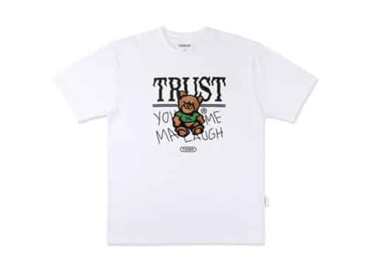 Ambler Trust Bear Tee White AS1105