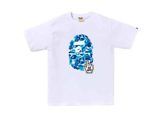 BAPE ABC Camo BAPE Online Tee White/Blue