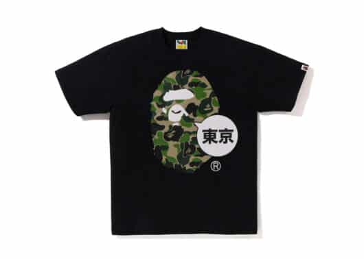 BAPE Tokyo Big Ape Head City Tee Black