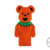 Bearbrick x Grateful Dead Dancing Bear Costume Ver. 1000% Orange
