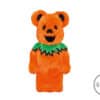 Bearbrick x Grateful Dead Dancing Bear Costume Ver. 400% Orange