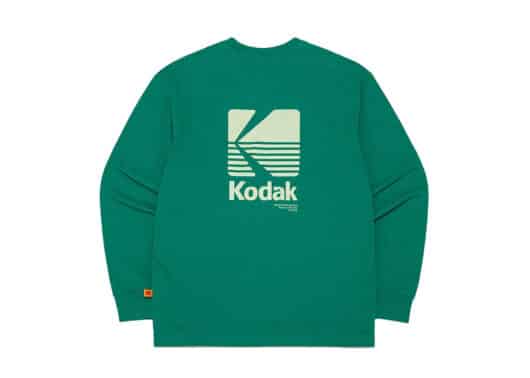Kodak Essential Big Logo L/S Tee Green K3123ERL36