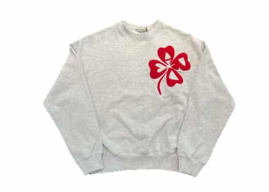 Mardi Mercredi CloverMardi Boucle Crewneck Heather Red