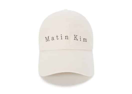Matin Kim Cottom Washed Ball Cap Light Beige HT037