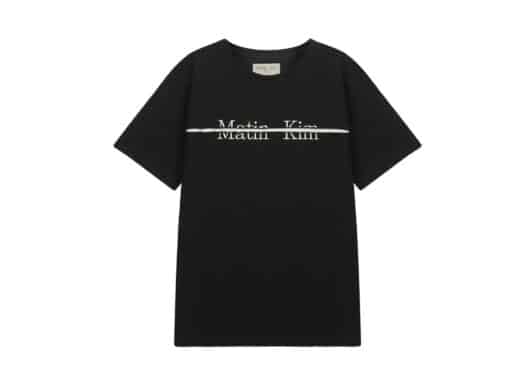 Matin Kim Logo Cutted Layered Tee Black TS003 (Exclusive)