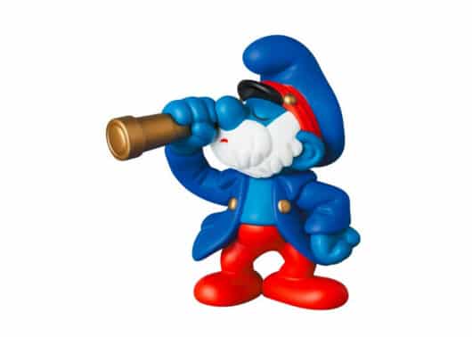 Medicom Toy UDF Smurfs S2 Papa Captain Smurf