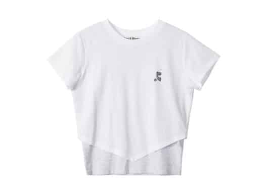 Rest & Recreation Arrow Point Layered Tee White