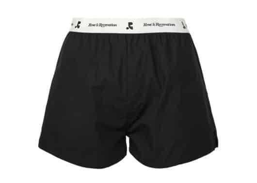 Rest & Recreation Cotton Boy Shorts Black