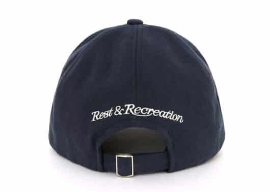 Rest & Recreation Logo Ball Cap Navy - Image 2