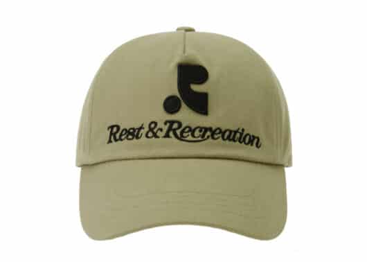 Rest & Recreation Logo Cotton Ball Cap Beige