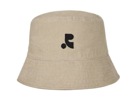 Rest & Recreation Logo Washed Bucket Hat Beige