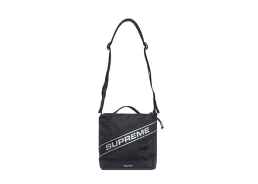 Supreme Logo Shoulder Bag Black