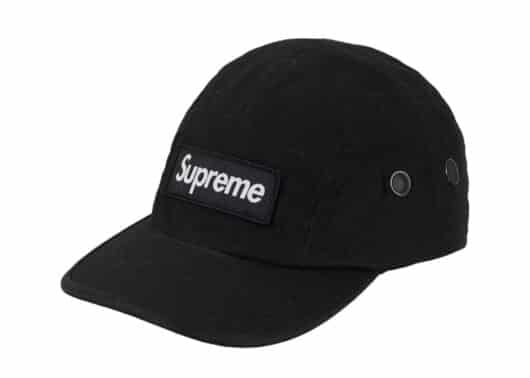 Supreme Military Camp Cap (FW23) Black