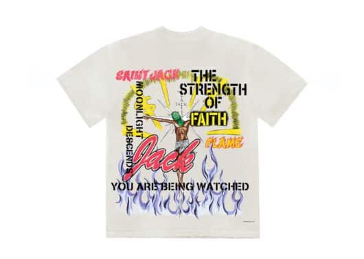 Travis Scott Utopia x St Michael 3A Tee White - Image 2