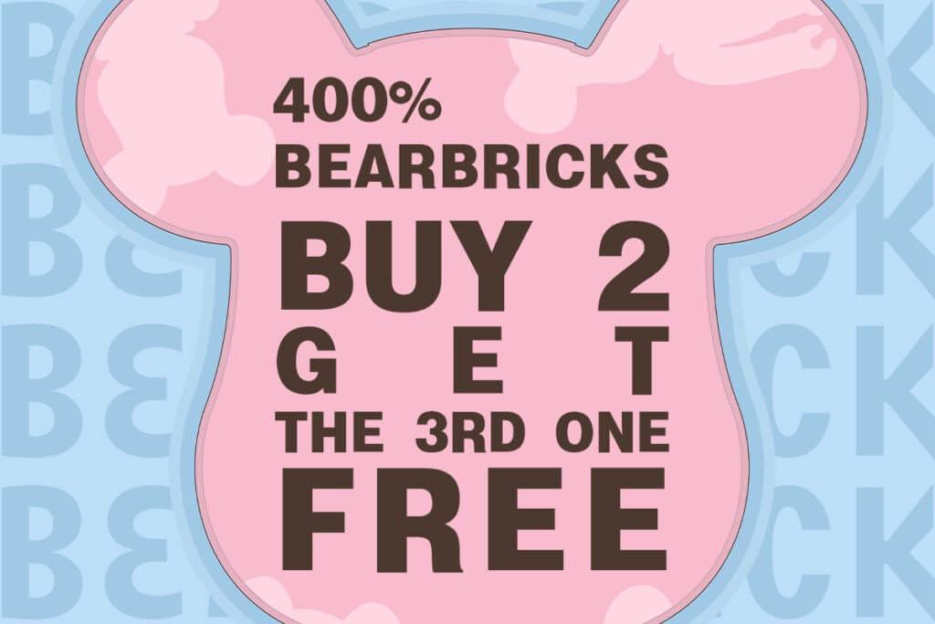 2024 March 400% Bearbrick Promo Banner