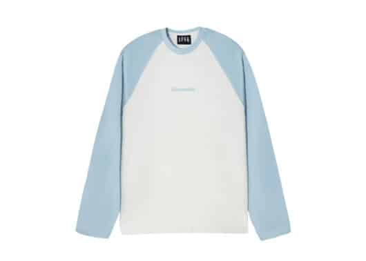 A Few Good Kids Raglan L/S Tee White Blue