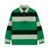 A Few Good Kids Striped Polo Green