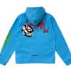 Chrome Hearts Matty Boy Blew Me Hoodie Blue BACK VIEW