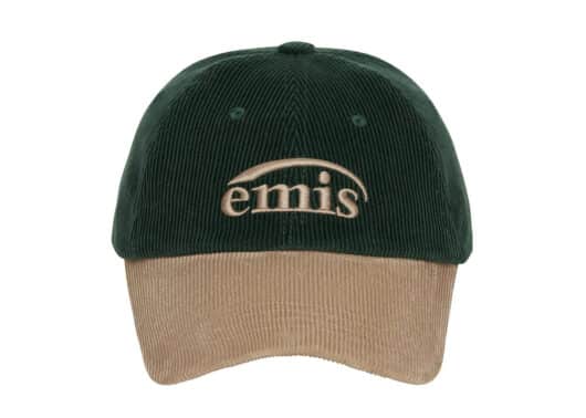 Emis Corduroy Two Tone Ball Cap Green