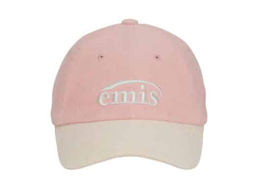 Emis Corduroy Two Tone Ball Cap Light Pink