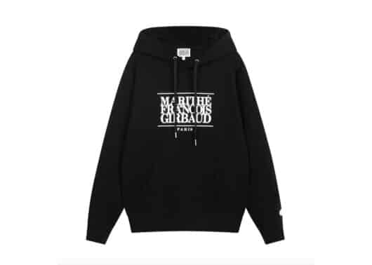 Marithe Francois Girbaud Classic Logo Hoodie Black