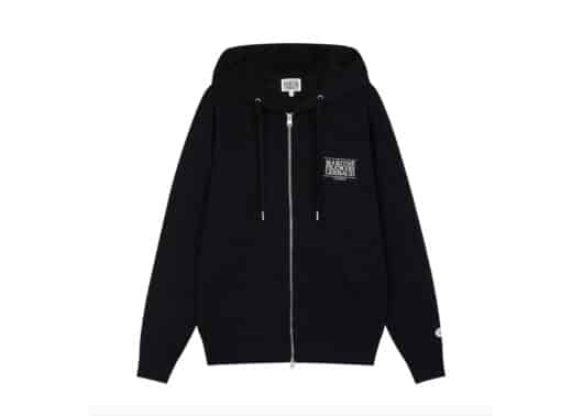 Marithe Francois Girbaud Classic Logo Hoodie Zipup Black