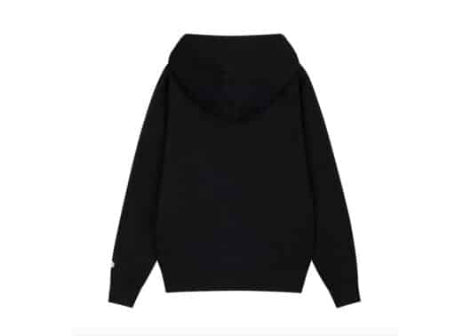 Marithe Francois Girbaud Classic Logo Hoodie Zipup Black - Image 2