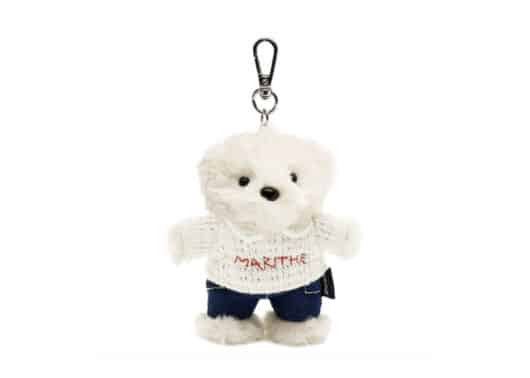 Marithe Francois Girbaud Denim Mari Keyring Ivory