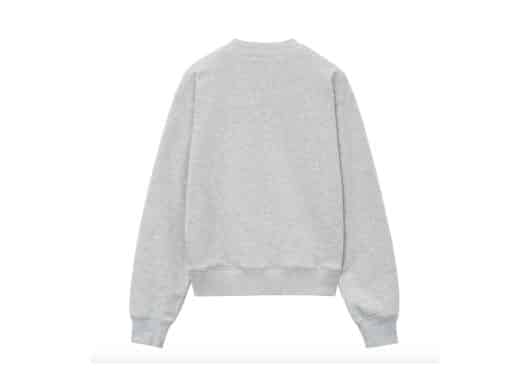 Marithe Francois Girbaud Lettering Logo Crewneck Light Heather Gray - Image 2