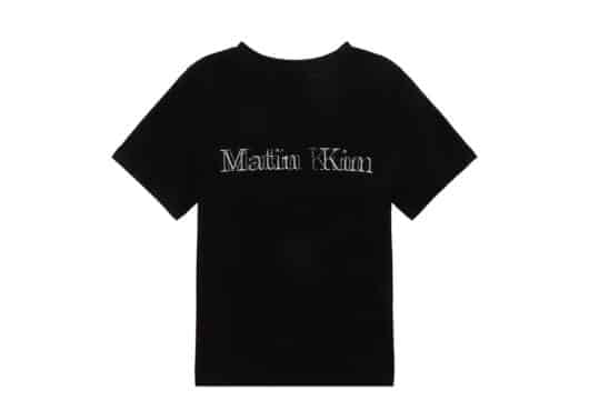 Matin Kim Shadow Tee Black TS004