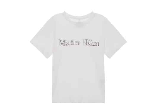Matin Kim Shadow Tee White TS004
