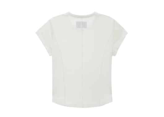Matin Kim Slim Line Half Tee White TS010 - Image 2