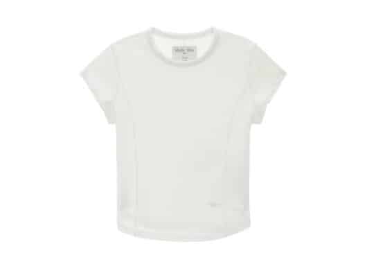 Matin Kim Slim Line Half Tee White TS010