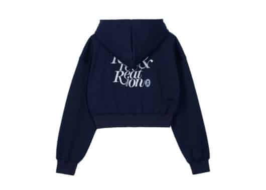 Rest & Recreation 2Way Zip-Up Hoodie Navy - Image 2