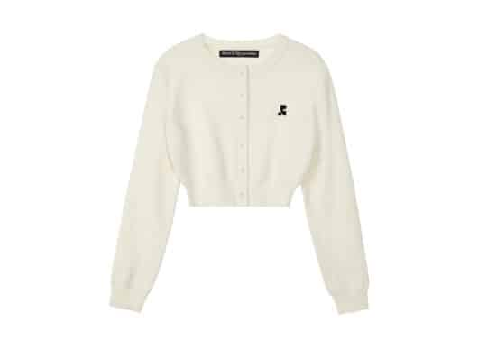 Rest & Recreation Crop Knit Cardigan Ivory