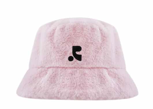 Rest & Recreation Fake Fur Bucket Hat Pink