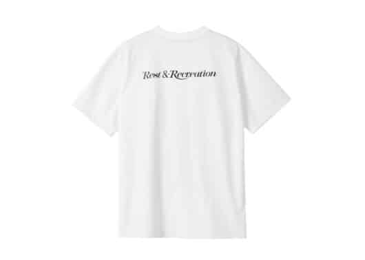 Rest & Recreation Logo Oversize Tee White - Image 2