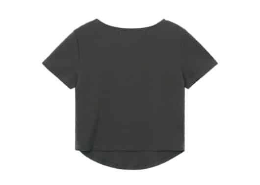 Rest & Recreation Square Neck Tee Charcoal - Image 2