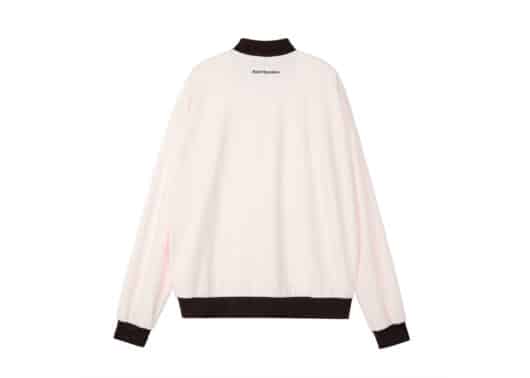 Rest & Recreation Velvet Half Zip-Up Pink - Image 2