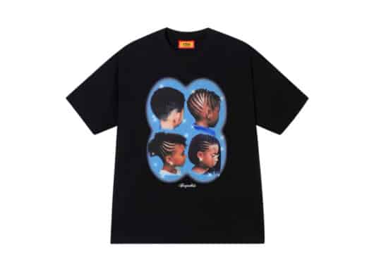 A Few Good Kids Braids Tee Washed Black