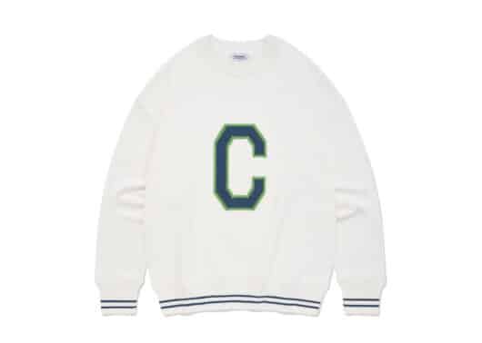 Covernat C Logo Knit Sweater Ivory CO2401KT03IV front view