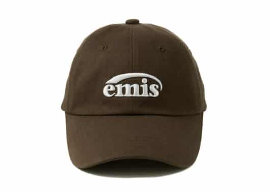 Emis New Logo Emis Cap Brown front view