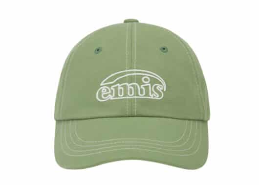Emis White Stitch Ball Cap Olive