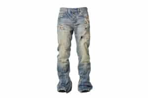 Glacierboy Washed Denim Pants Blue