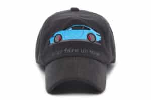 IDEEA DE AONE Blue 911 Logo Corduroy Cap Dark Grey