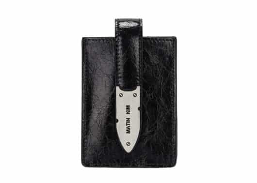 Matin Kim Accordion Necklace Wallet Black WL002